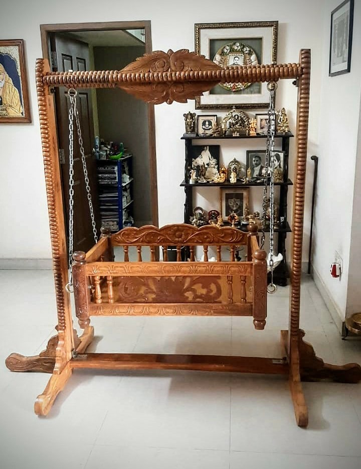 Wooden Cradle rent bangalore