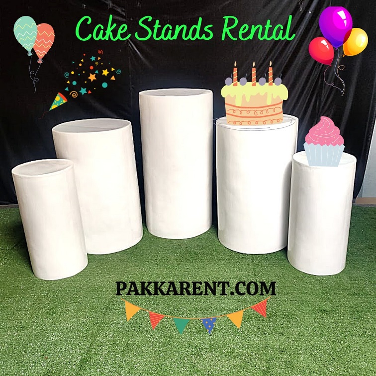 Cylinder Cake stand rent chennai